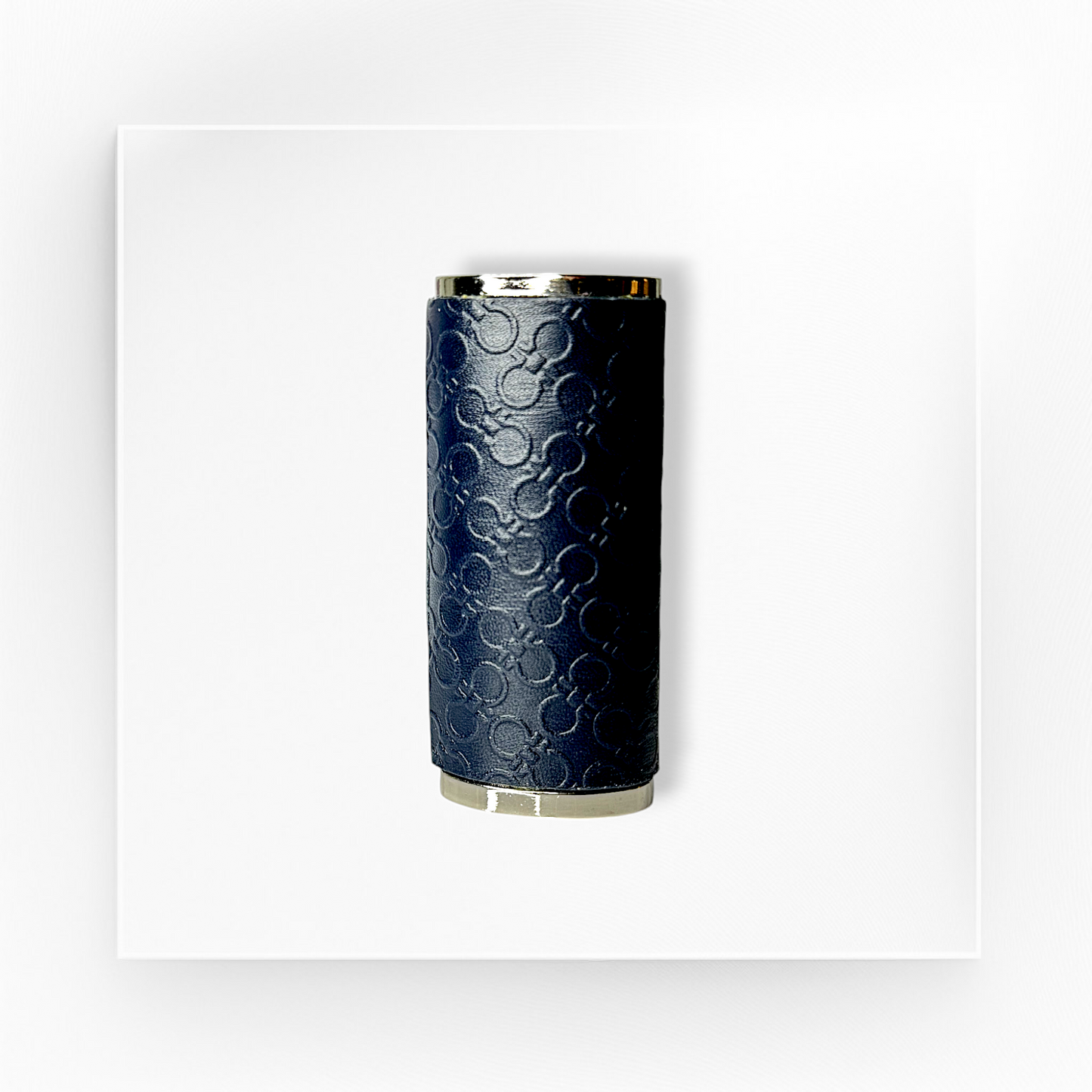 gancini embossed leather lighter case (lg)