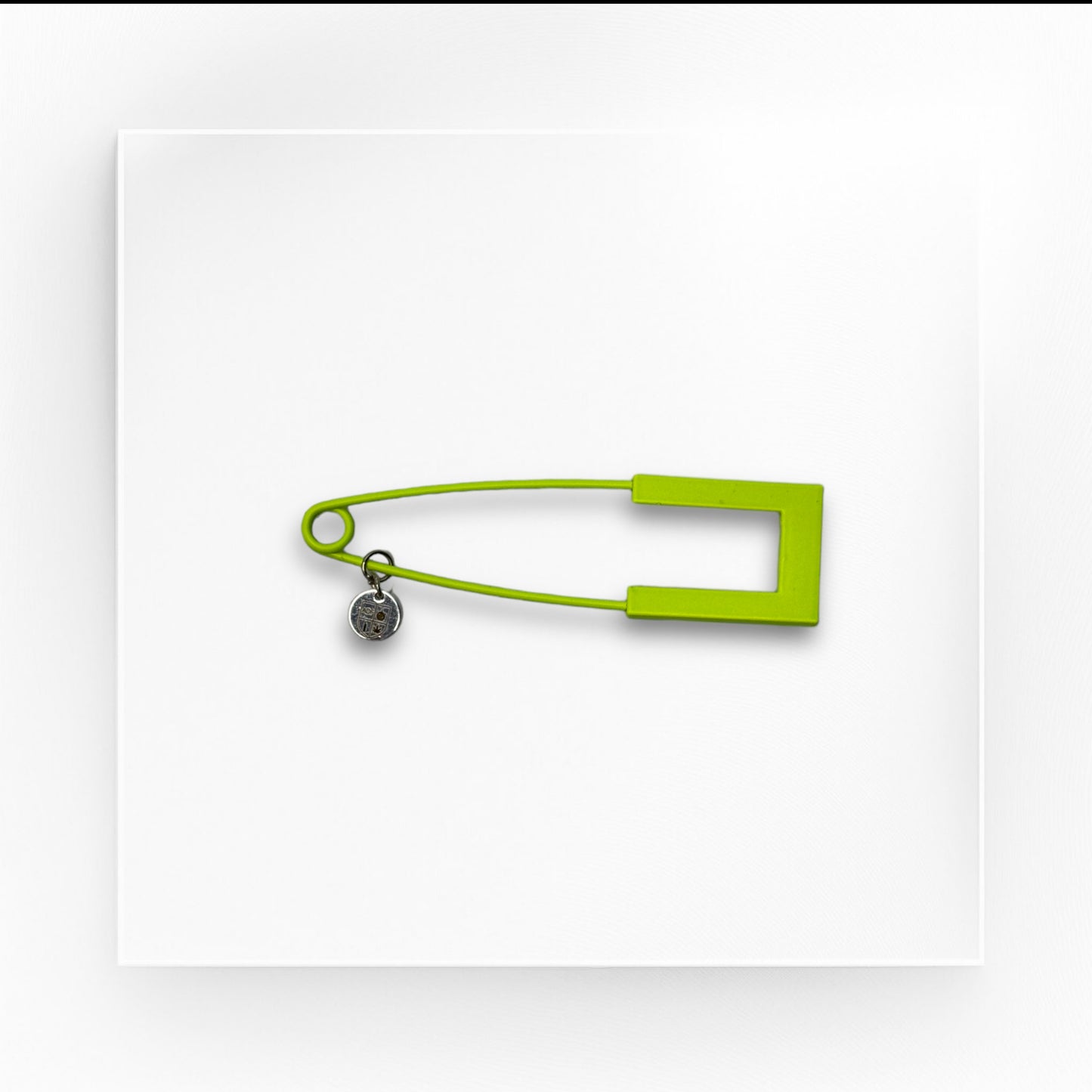 neon safety pin