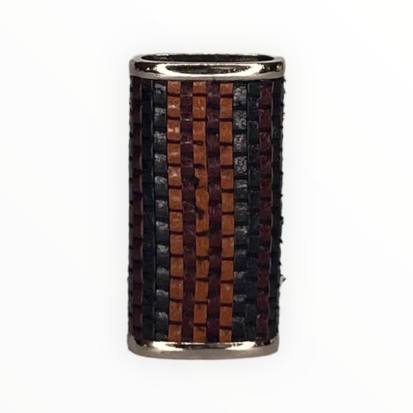 ADF x Darren Wallace woven leather lighter case (sm)