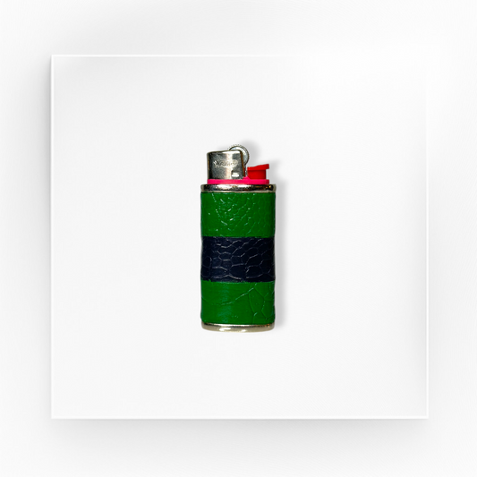 striped ostrich leg lighter case (sm)